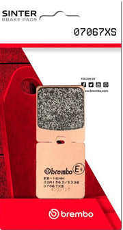 Brembo BRAKE PAD SINTER XS PRIME LINE - Sintered Metal - 07067XS