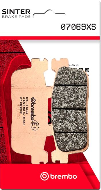 Brembo BRAKE PAD SINTER XS PRIME LINE - Sintered Metal - 07069XS