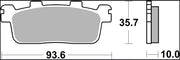 Brembo BRAKE PAD SINTER XS PRIME LINE - Sintered Metal - 07069XS