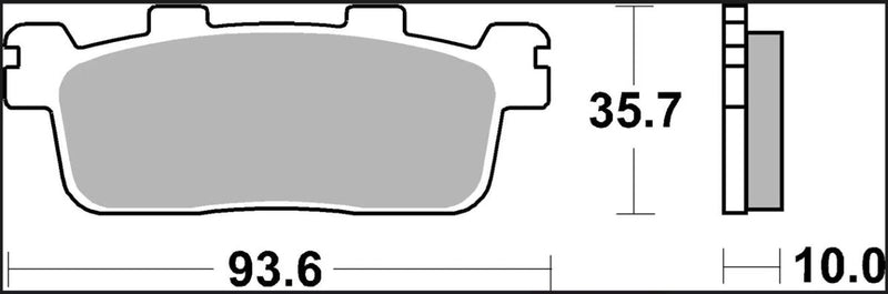 Brembo BRAKE PAD SINTER XS PRIME LINE - Sintered Metal - 07069XS