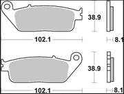 Brembo BRAKE PAD SINTER XS PRIME LINE - Sintered Metal - 07074XS