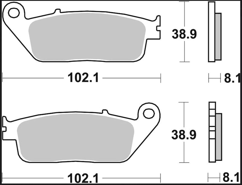 Brembo BRAKE PAD SINTER XS PRIME LINE - Sintered Metal - 07074XS