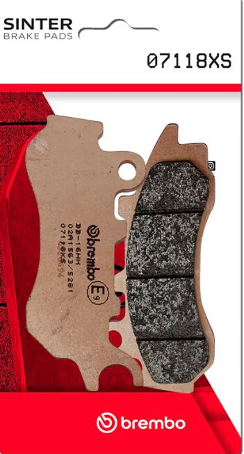 Brembo BRAKE PAD SINTER XS PRIME LINE - Sintered Metal - 07118XS