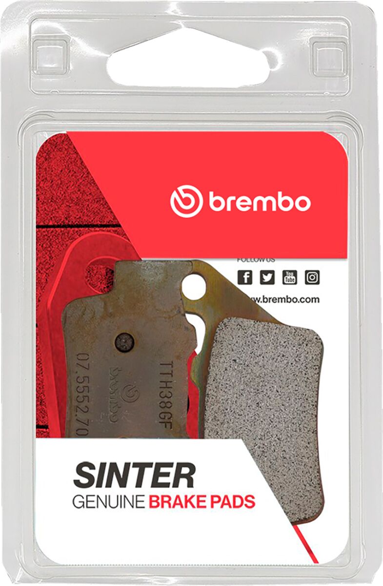 Brembo PRIME Sinter Genuine Brake Pads - Rear, Sintered Metal - 07BB0265