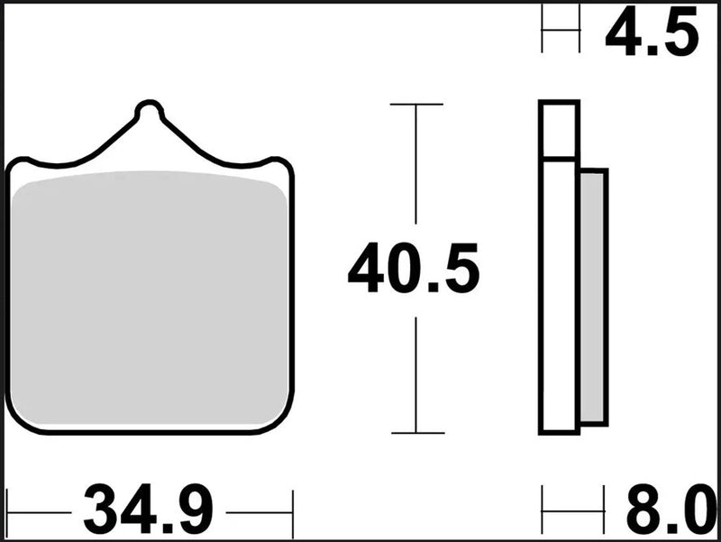 Brembo BRAKE PAD SINTER LA PRIME LINE - Sintered Metal - 07BB33LA