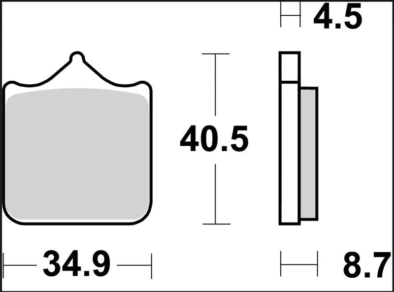 Brembo BRAKE PAD SINTER SR XTRA LINE - Sintered Metal - 07BB33SR