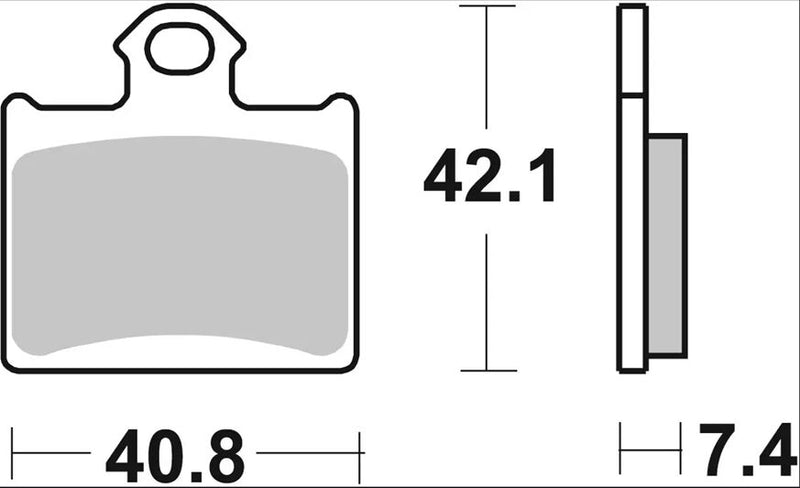Brembo BRAKE PAD SINTER SX PRIME LINE - Sintered Metal - 07GR16SX