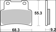 Brembo BRAKE PAD SINTER LA PRIME LINE - Sintered Metal - 07GR77LA