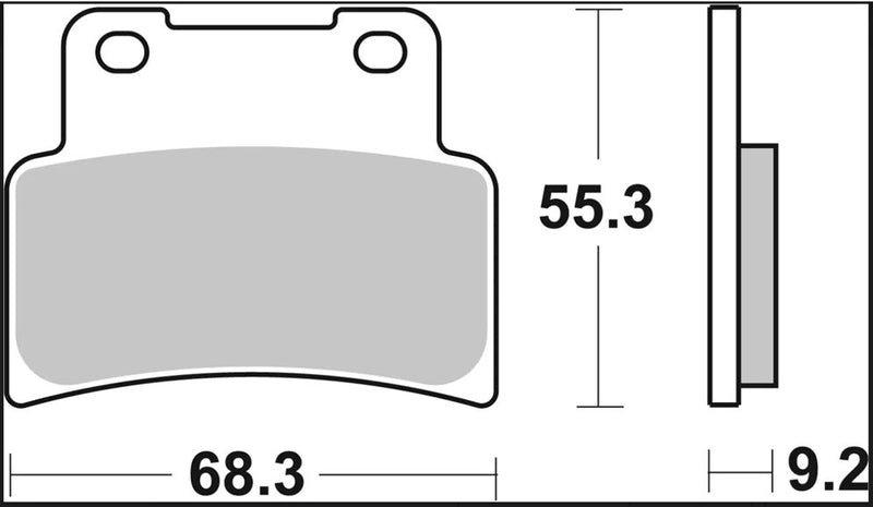 Brembo BRAKE PAD SINTER LA PRIME LINE - Sintered Metal - 07GR77LA