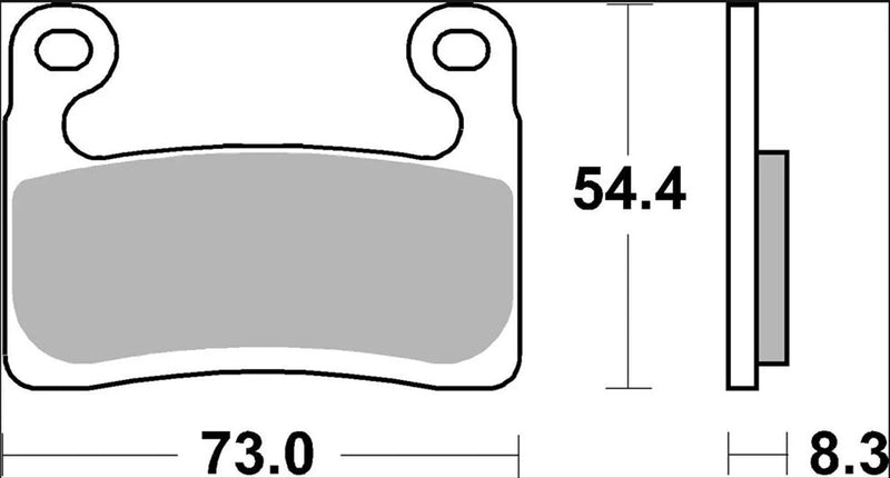 Brembo BRAKE PAD SINTER SR XTRA LINE - Sintered Metal - 07GR90SR
