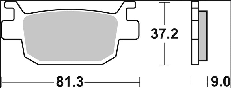 Brembo BRAKE PAD SINTER SP PRIME LINE - Sintered Metal - 07GR93SP