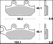Brembo BRAKE PAD SINTER SD OFFROAD PRIME LINE - Sintered Metal - 07GR98SD