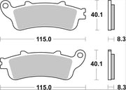 Brembo BRAKE PAD SINTER LA PRIME LINE - Sintered Metal - 07HO42LA