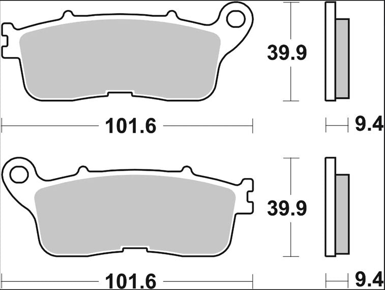 Brembo BRAKE PAD SINTER SP PRIME LINE - Sintered Metal - 07HO60SP
