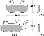 Brembo BRAKE PAD SINTER SA PRIME LINE - Sintered Metal - 07KA31SA