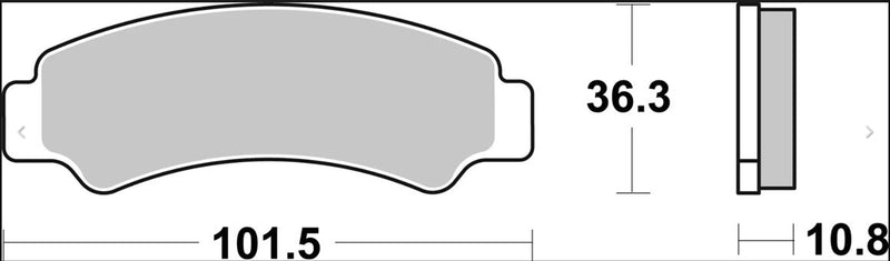 Brembo BRAKE PAD SINTER SD OFFROAD PRIME LINE - Sintered Metal - 07KS08SD