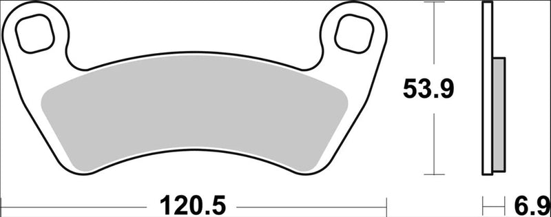 Brembo BRAKE PAD SINTER SD OFFROAD PRIME LINE - Sintered Metal - 07PO17SD