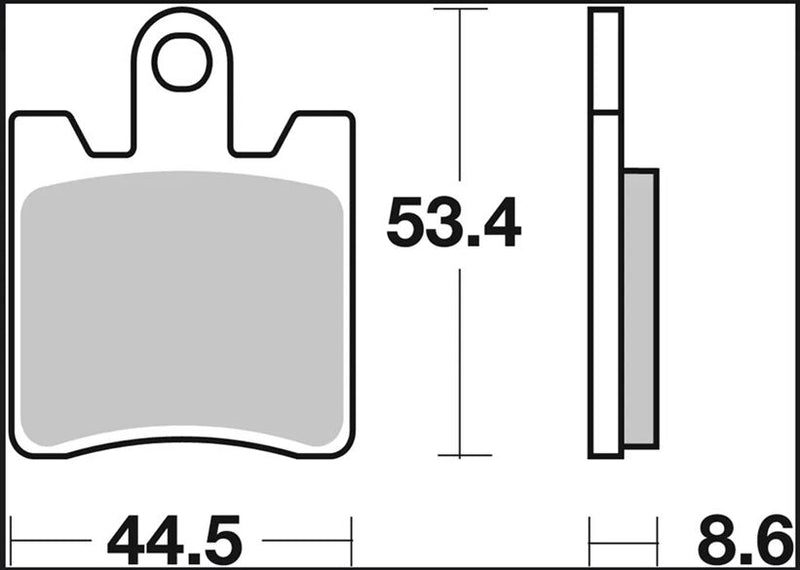 Brembo BRAKE PAD SINTER SA PRIME LINE - Sintered Metal - 07YA09SA