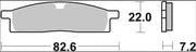 Brembo BRAKE PAD SINTER SX PRIME LINE - Sintered Metal - 07YA16SX