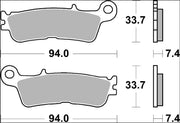 Brembo BRAKE PAD SINTER SD OFFROAD PRIME LINE - Sintered Metal - 07YA55SD