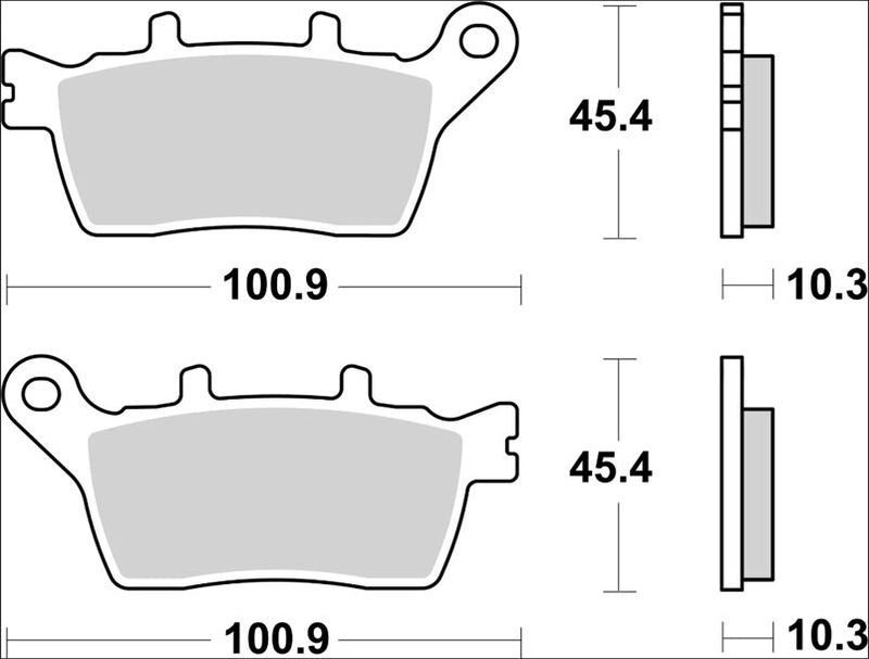 Brembo BRAKE PAD SINTER SP PRIME LINE - Sintered Metal - 07YA60SP