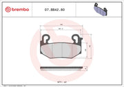 Brembo BRAKE PAD GENUINE SINTER PRIME LINE - Front, Sintered Metal