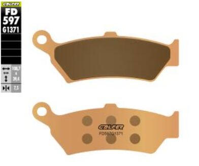 Galfer HH Sintered Brake Pads - Sintered Metal - FD597G1371