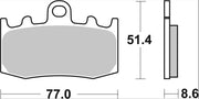 Brembo BRAKE PAD SINTER LA PRIME LINE - Front, Sintered Metal - 07BB26LA