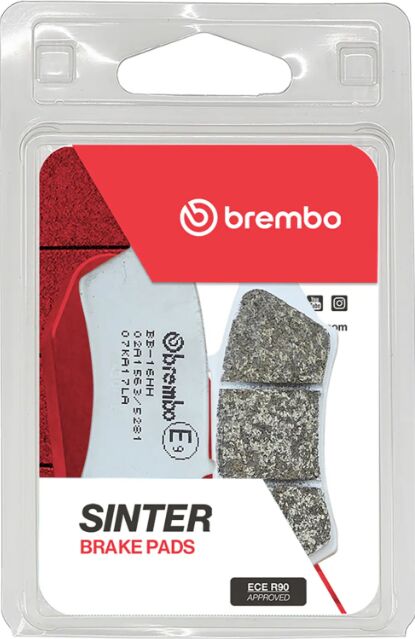 Brembo BRAKE PAD SINTER LA PRIME LINE - Front, Sintered Metal - 07KA17LA