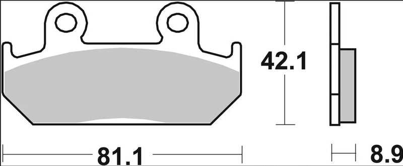 Brembo BRAKE PAD SINTER SA PRIME LINE - Front, Sintered Metal - 07HO21SA