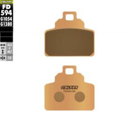 Galfer Sintered Metal Brake Pad - FD594G1380