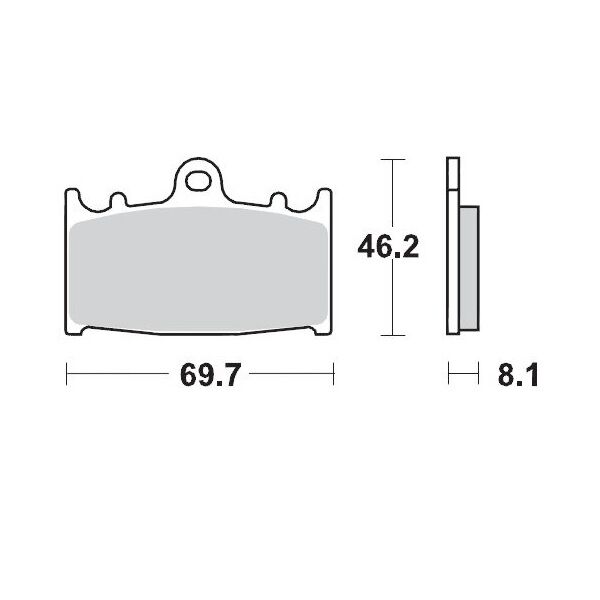 Moto-Master Ceramic Brake Pads - 402704