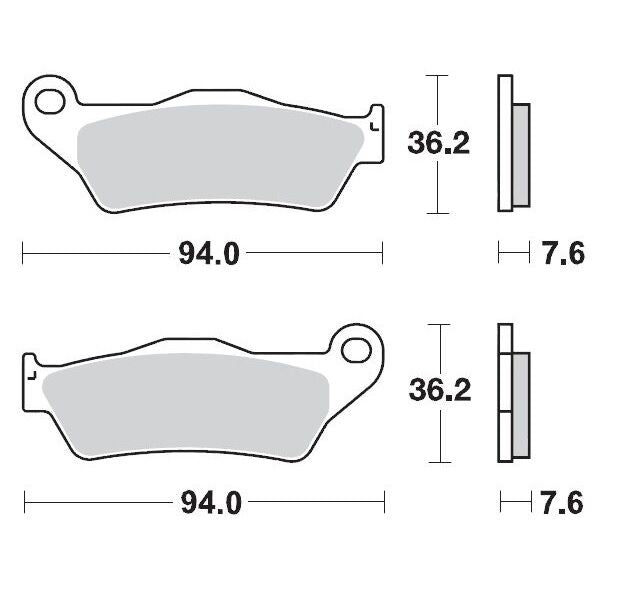 Moto-Master Ceramic Brake Pads - Street