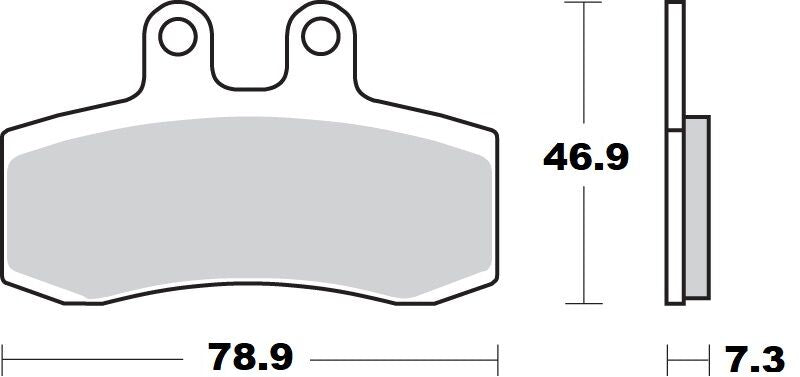 Moto-Master Ceramic Brake Pads - 411704