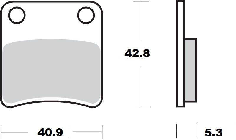 Moto-Master Ceramic Brake Pads - 412404