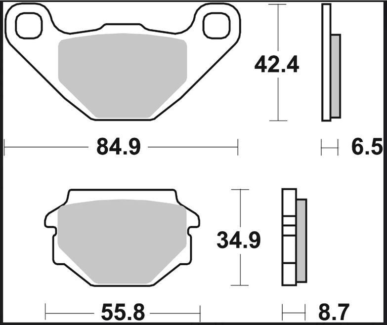 Brembo BRAKE PAD GENUINE CARBON CERAMIC PRIME LINE - 07015