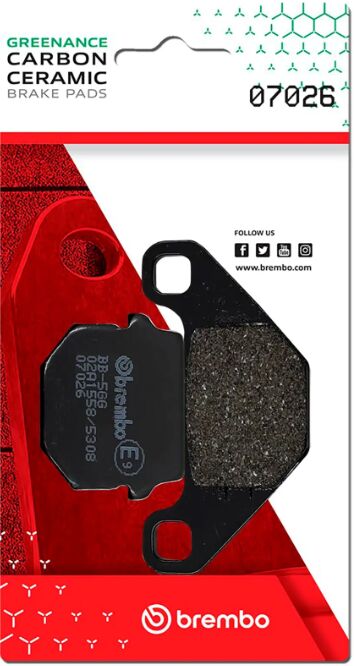 Brembo BRAKE PAD GENUINE CARBON CERAMIC PRIME LINE - 07026