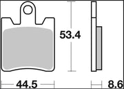 Brembo BRAKE PAD GENUINE CARBON CERAMIC PRIME LINE - 07037