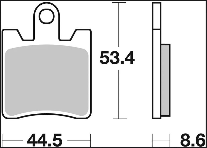 Brembo BRAKE PAD GENUINE CARBON CERAMIC PRIME LINE - 07037