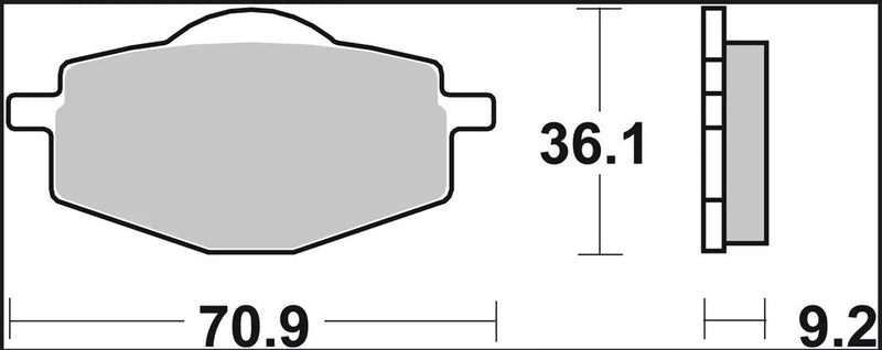 Brembo BRAKE PAD GENUINE CARBON CERAMIC PRIME LINE - 07039