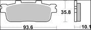 Brembo BRAKE PAD GENUINE CARBON CERAMIC PRIME LINE - 07040
