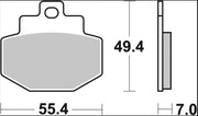 Brembo BRAKE PAD GENUINE CARBON CERAMIC PRIME LINE - 07047