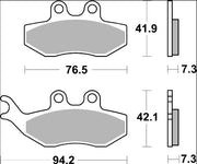 Brembo BRAKE PAD GENUINE CARBON CERAMIC PRIME LINE - 07049