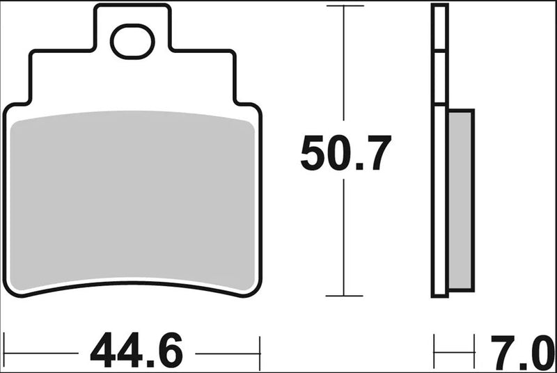 Brembo BRAKE PAD GENUINE CARBON CERAMIC PRIME LINE - 07050