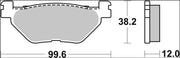 Brembo BRAKE PAD GENUINE CARBON CERAMIC PRIME LINE - 07052