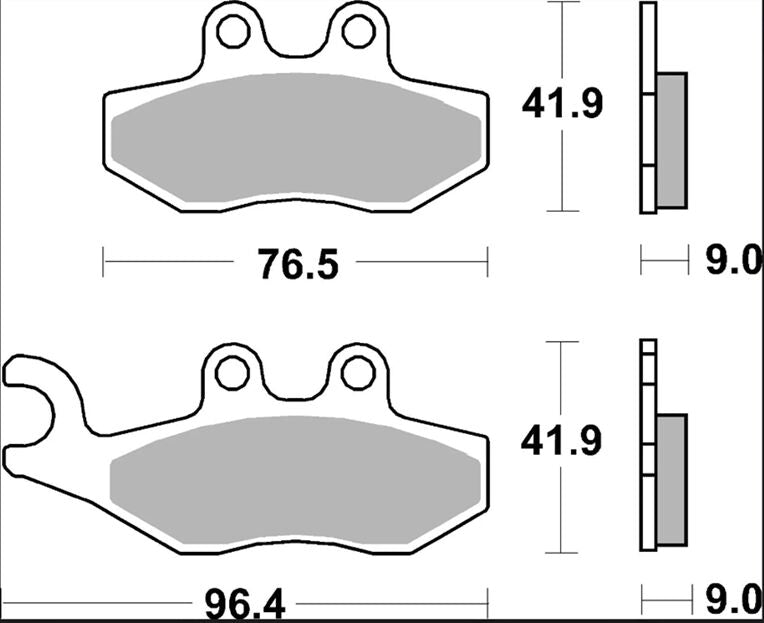 Brembo BRAKE PAD GENUINE CARBON CERAMIC PRIME LINE - 07056