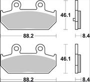 Brembo BRAKE PAD GENUINE CARBON CERAMIC PRIME LINE - 07058