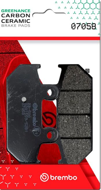 Brembo BRAKE PAD GENUINE CARBON CERAMIC PRIME LINE - 07058