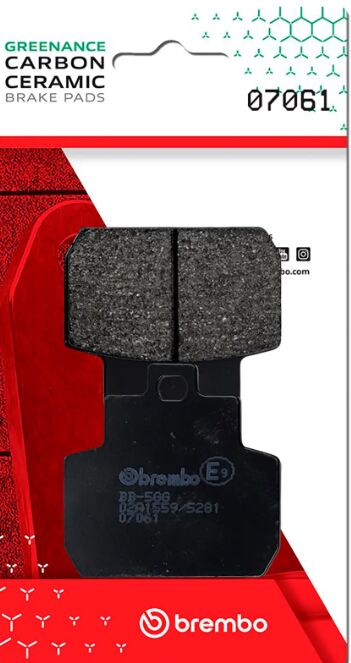 Brembo BRAKE PAD GENUINE CARBON CERAMIC PRIME LINE - 07061