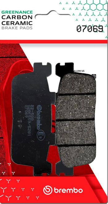 Brembo BRAKE PAD GENUINE CARBON CERAMIC PRIME LINE - 07069